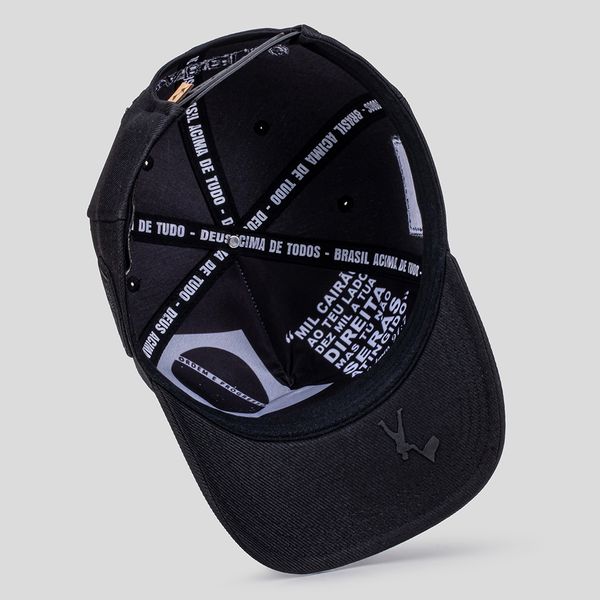 Boné Parabello Patria Amada Preto