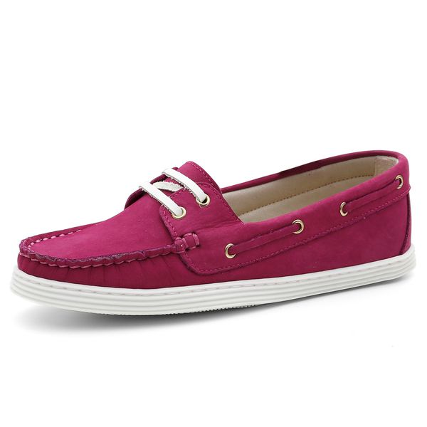 Sider Feminino Couro Legítimo Pierrô - Fucsia