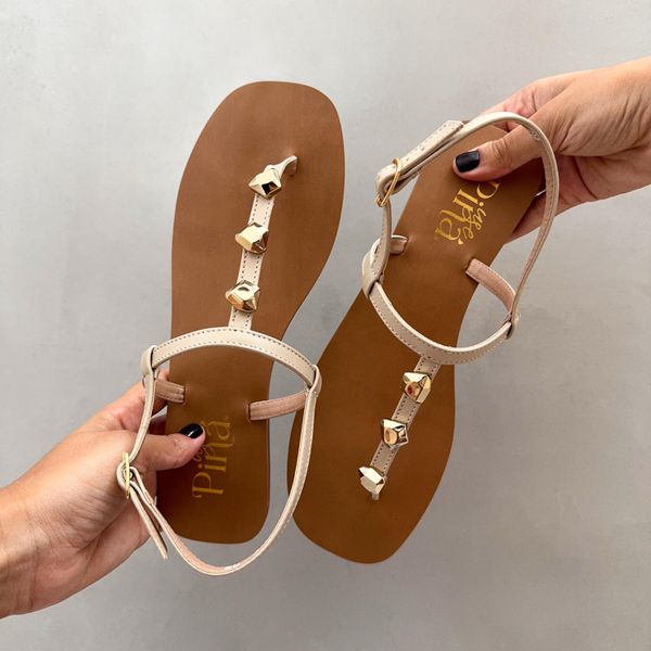 Rasteira Milena Off White