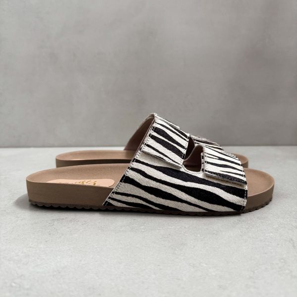 Sandália Papete Alice Zebra