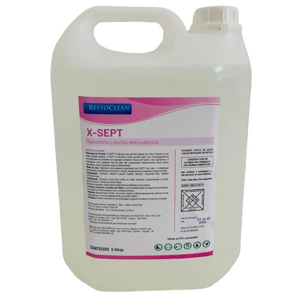 X-SEPT 5L - SABONETE LIQUIDO BACTERICIDA - REF.