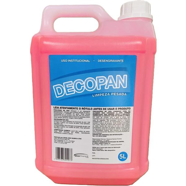 DECOPAN 5L - DETERGENTE DESENGRAXANTE