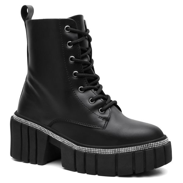 Bota feminina deals com brilho