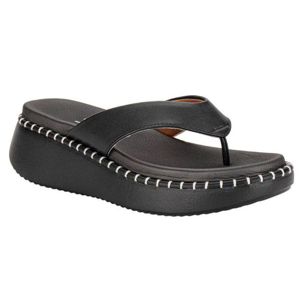 Sandália Feminina Tamanco Preta Vizzano Flat Conforto Nuvem