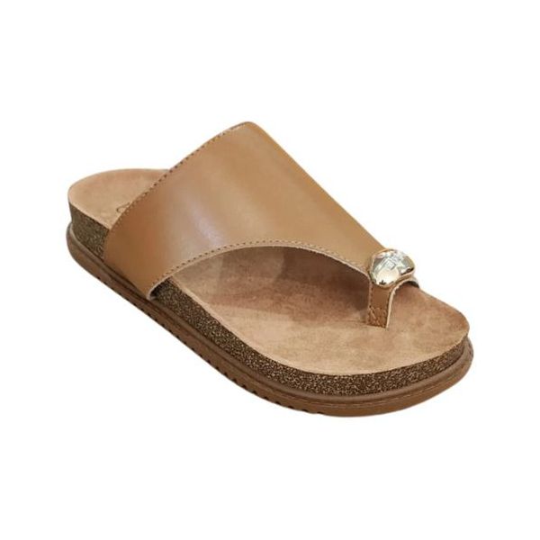 Sandália Feminina Papete Chinelo Anel Dourado Ring Toe Beira Rio