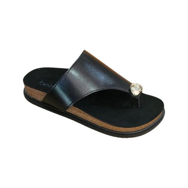Sandália Feminina Papete Chinelo Anel Dourado Ring Toe Beira Rio