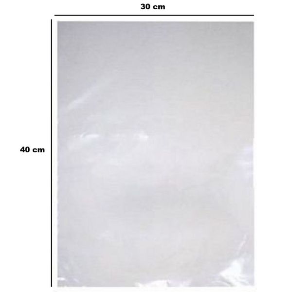 Saco Plástico PE 30x40cm Transparente 1kg-006