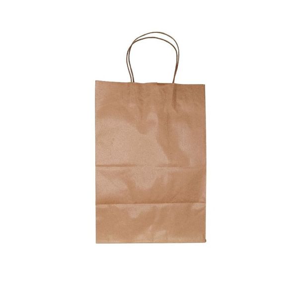 Sacola Papel Kraft 23,5x17x28cm Natural c/10 und