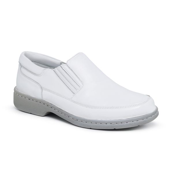 Sapato Masculino Social Branco Super Leve Sapatoterapia Vicenza