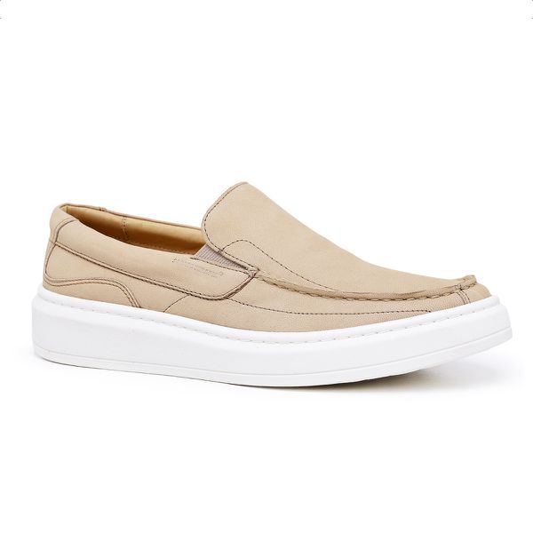 Sapato Casual Comfort Sapatoterapia SPT Nobuck Areia