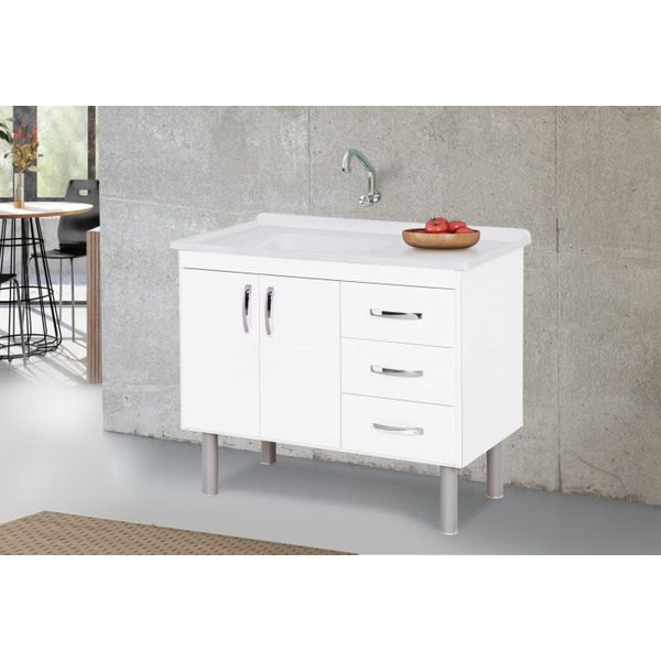 AJ Gabinete P/ Cozinha Tóquio 95,20cm Branco