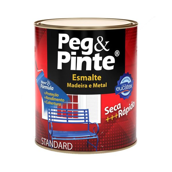  Esmalte Eucatex Peg e Pinte (Madeira e Metal) - 3,6L