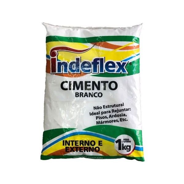 Cimento Branco 1Kg Indeflex