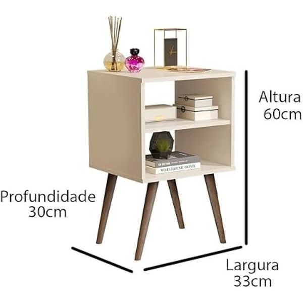 Mesa de Cabeceira Perola Luxo 1515 JB Bechara