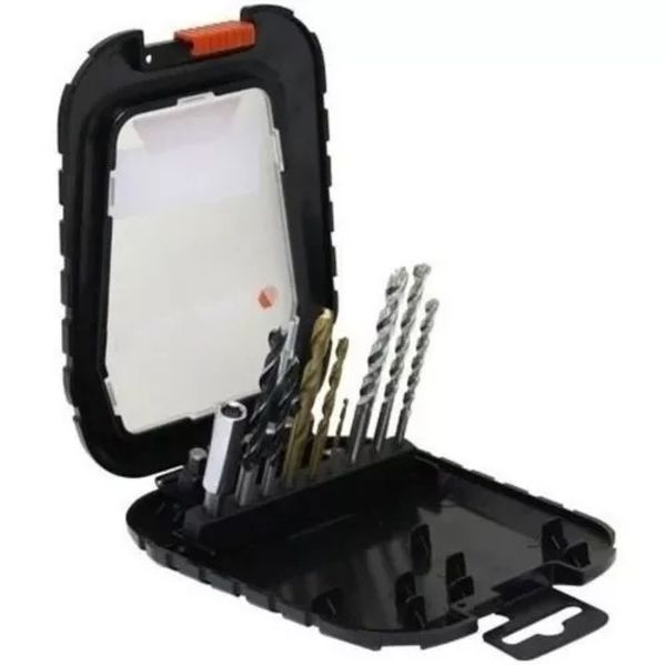 Jogo de Furar e Parafusar A7186-XJ 16 Peças Black Decker