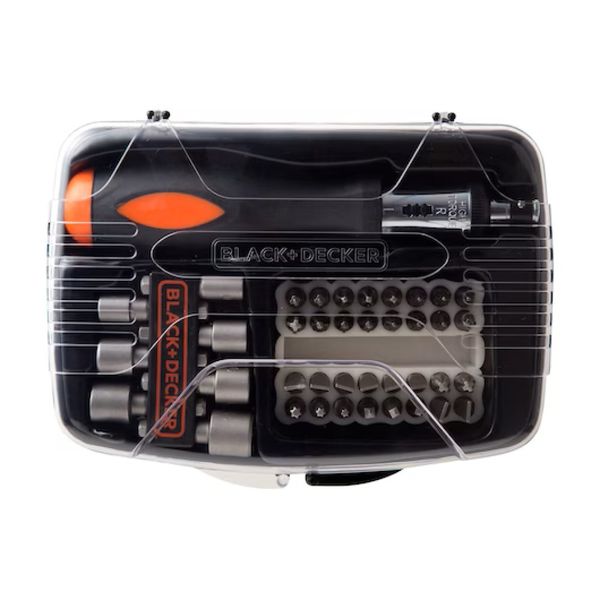 Jogo de Parafusar com Chave Catraca 40 peças A7062-XJ Black Decker