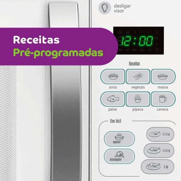 Microondas Consul CMA20BB 20L Branco 127v