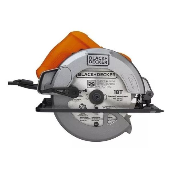 Serra Circular Elétrica Black+Decker CS1004 184mm 1400W laranja 60Hz 127V