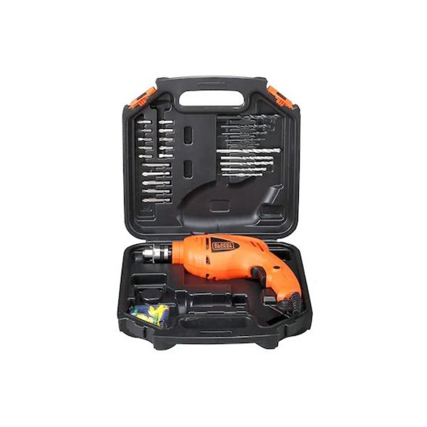Furadeira de Impacto 3/8” 550W com Maleta e 50 Acessórios 127V HD400K50-BR Black Decker