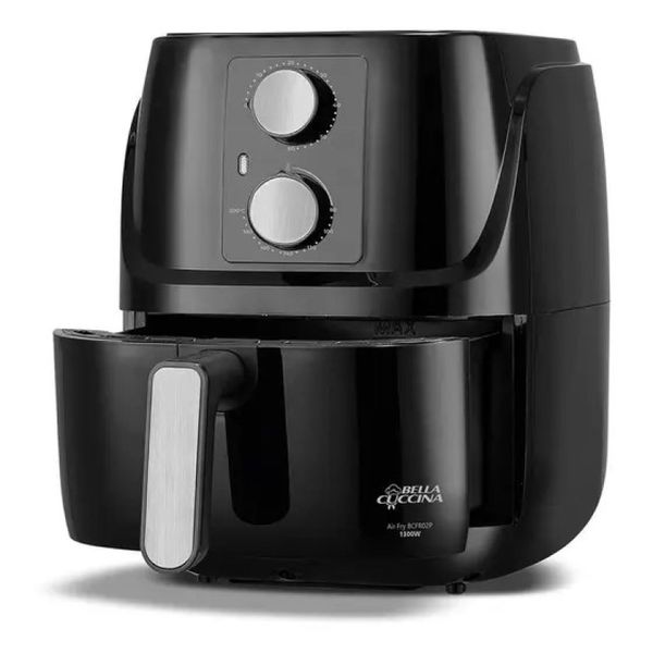 Fritadeira Eletrica Air Fryer sem Oleo Britania Bella Cuccina BCFR02P 3L 127V