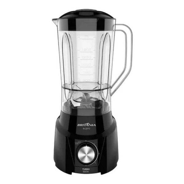 Liquidificador Britânia Turbo BLQ1412P 900w 2,6 L Preto 127V