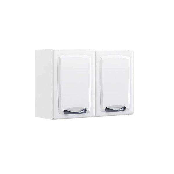 Armário de Cozinha Aéreo em Aço 2 Portas New Premium Itatiaia Branco