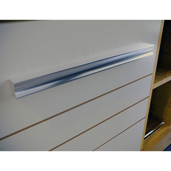 Rack com Painel para Tv até 50" Off white/Cinamomo Firenze Valde Moveis