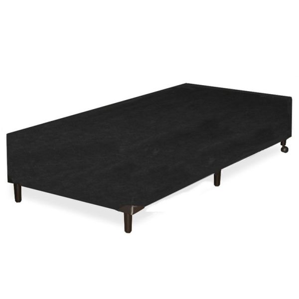Cama Box Solteiro Preto 1,88x0,88 Artflex 