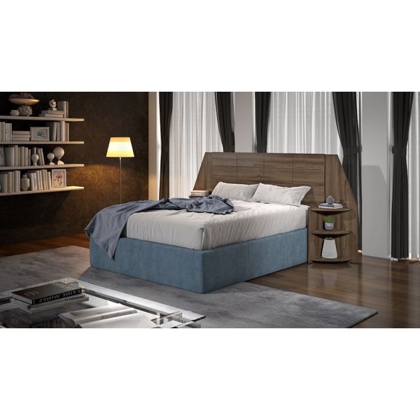 Cabeceira Casal Brescia Café Wood Conquista