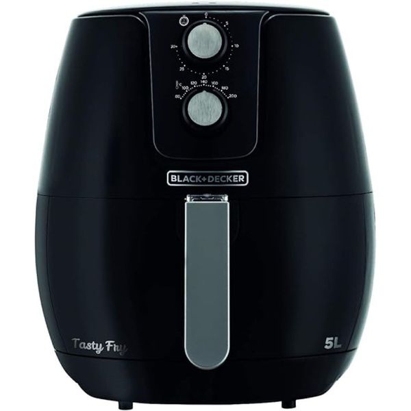 Fritadeira Elétrica Sem Óleo Air Fryer 5L Black Decker Preto 127V
