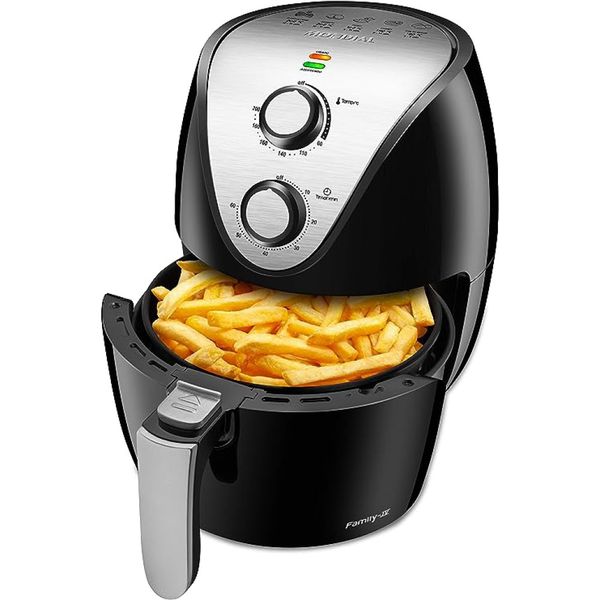 Fritadeira Elétrica Sem Óleo Air Fryer 3,5L Mondial Family AF30 Preto 127V