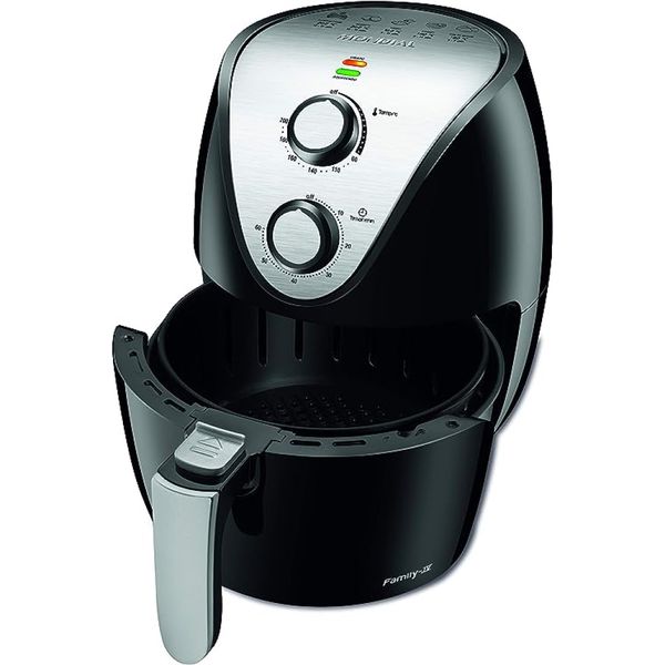 Fritadeira Elétrica Sem Óleo Air Fryer 3,5L Mondial Family AF30 Preto 127V