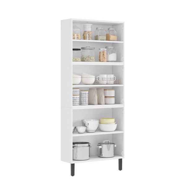 Paneleiro Duplo 80cm 6 Portas New Premium Itatiaia Branco