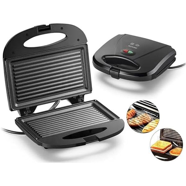 Sanduicheira Mini Grill 750w Multilaser CE043 Preta 127V