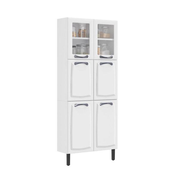 Paneleiro Duplo 80cm 6 Portas New Premium Itatiaia Branco
