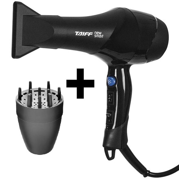 Secador de Cabelo Taiff Profissional New Smart 1700w 127v Preto