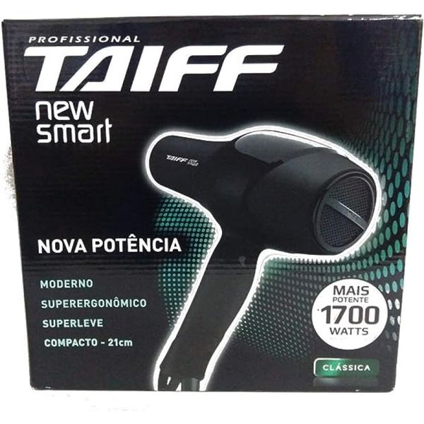 Secador de Cabelo Taiff Profissional New Smart 1700w 127v Preto