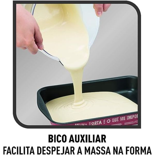 Batedeira Planetária Arno Inspirart KM32 Vermelha 220V