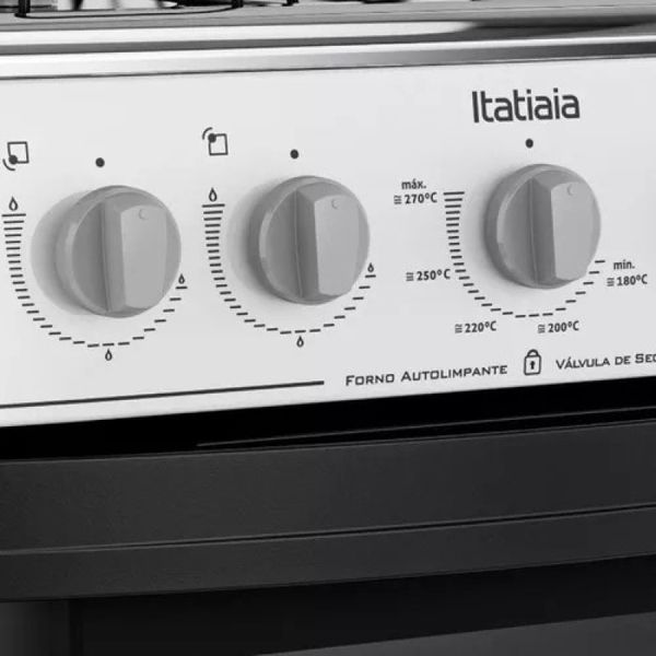 Fogão de Piso Itatiaia Star NG 4 Bocas Branco Bivolt