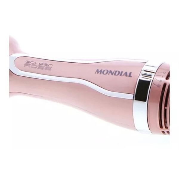ESCOVA SECADORA MONDIAL GOLDEN ROSE CERÂMICA ES-02 BIVOLT