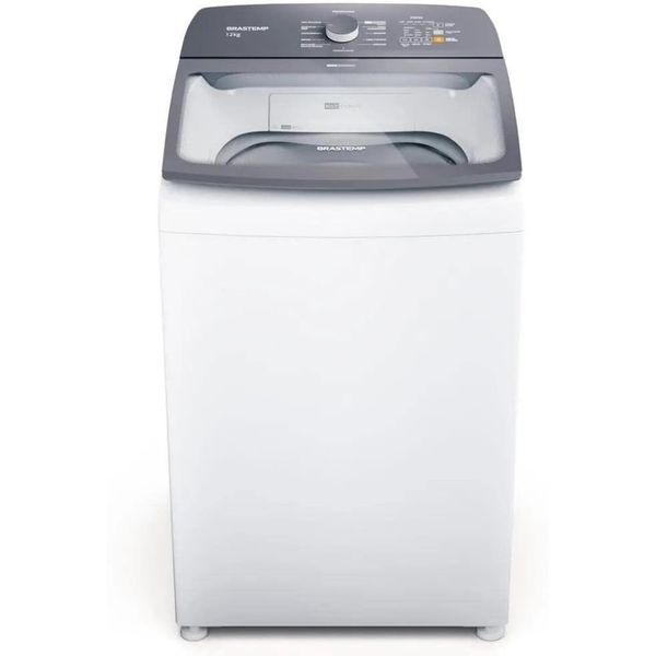 Lavadora de Roupas Brastemp 12Kg Cesto Inox 12 Programas de Lavagem BWK12AB Branca 220V