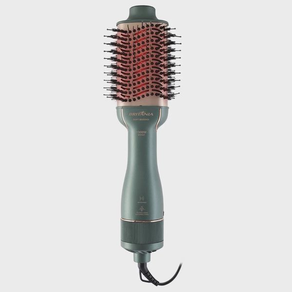 Escova Secadora Britania Soft BES13 1300W Verde Bivolt