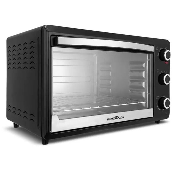 Forno Elétrico Britânia com Timer 44L Preto BFE44P 220V