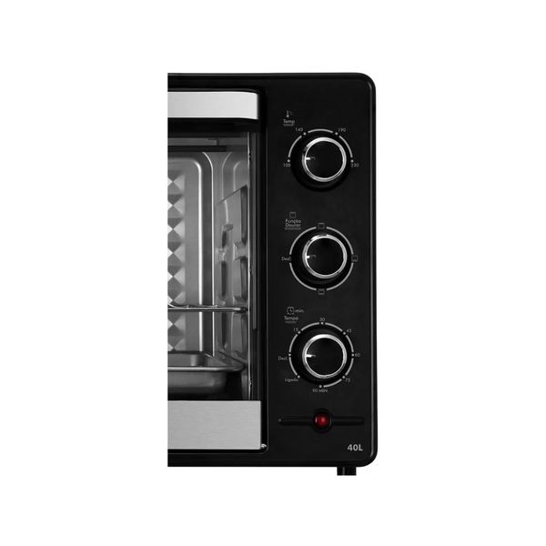 Forno Elétrico de Bancada Britânia BFE45PI com Dourador 40L Preto 127V