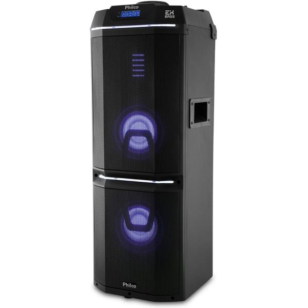 Caixa Acústica Philco PCX9000 Bluetooth, 700W RMS, USB, FM