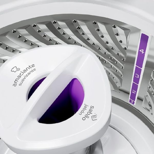 Máquina de Lavar Consul CWH12BBNA 12kg Branca Dosagem Econômica e Ciclo Edredom 127V