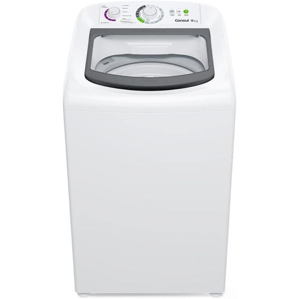 Máquina de Lavar Consul CWB09ABANA 9kg Branca Dosagem Econômica e Ciclo Edredom 127V