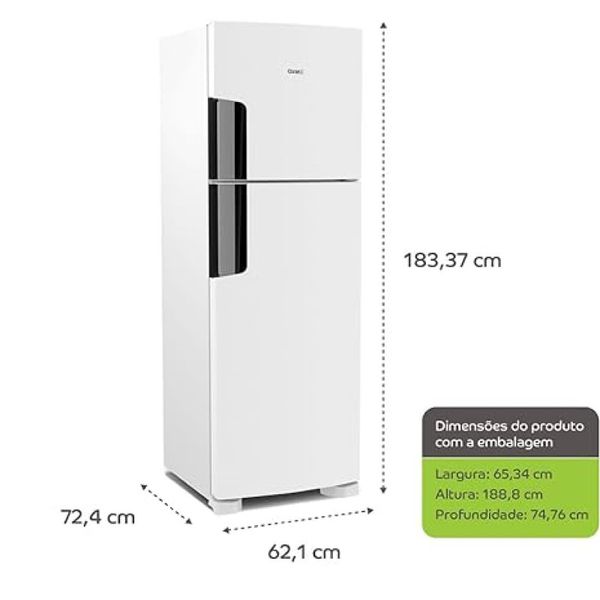 Geladeira Refrigerador Consul Frost Free Duplex 386L Branco CRM44AB 127V