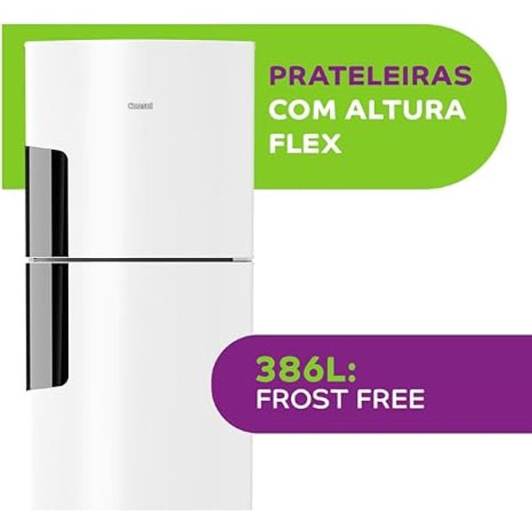Geladeira Refrigerador Consul Frost Free Duplex 386L Branco CRM44AB 127V