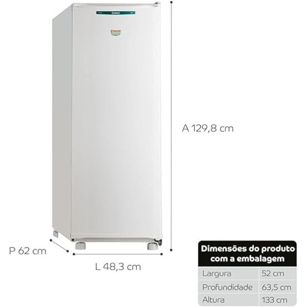 Freezer Vertical Consul CVU18GB Branco 121L 127V